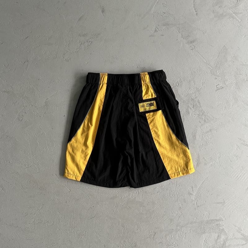 Shorts Corteiz Preto Amarelo - HYPER LIST