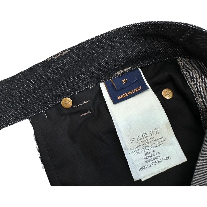 Calça Louis Vuitton Monogram Flower Denim - HYPER LIST