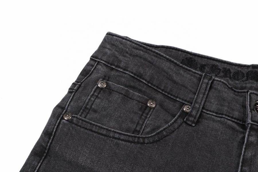 Calça Chrome Hearts Jeans Cross Patches Black - HYPER LIST