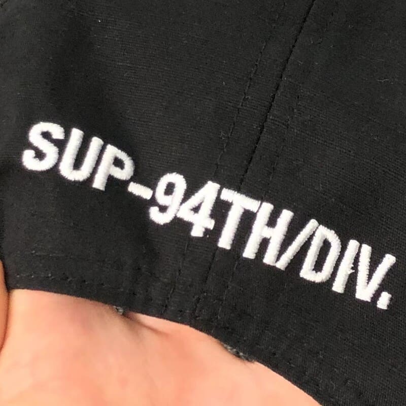 Boné Supreme Military Camp Black Sup-94th/div - HYPER LIST