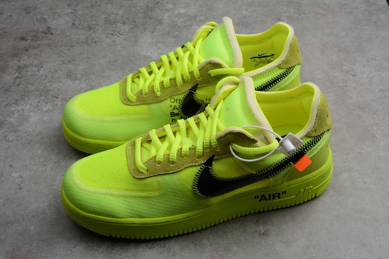 Air Force 1 Low Off-White Volt - HYPER LIST
