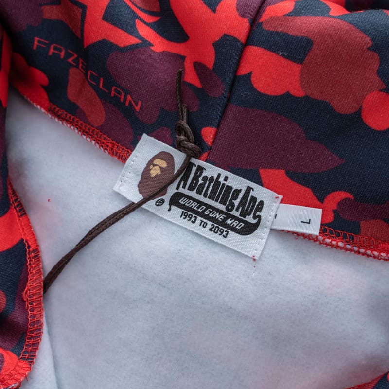 Moletom BAPE x Faze Clan - HYPER LIST