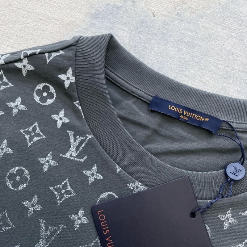 Camiseta Louis Vuitton Gradient Cotton Grey - HYPER LIST