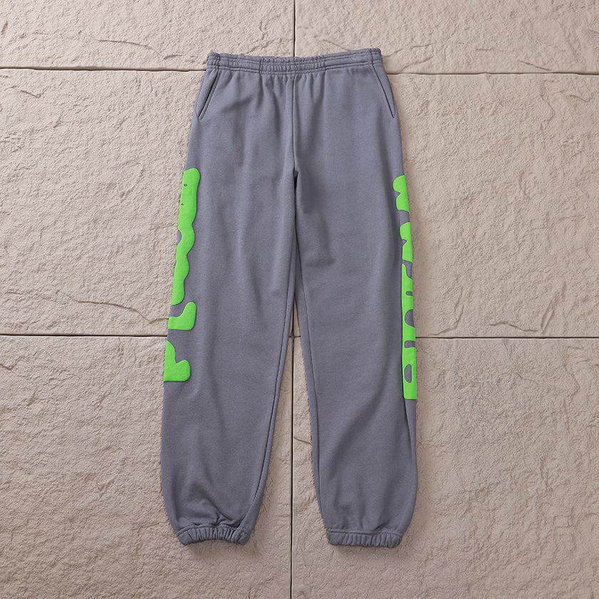 Survêtement Sp5der gris/vert
