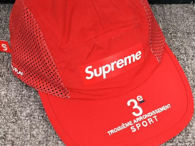 Boné Supreme Mesh Side Panel Camp Vermelho - HYPER LIST