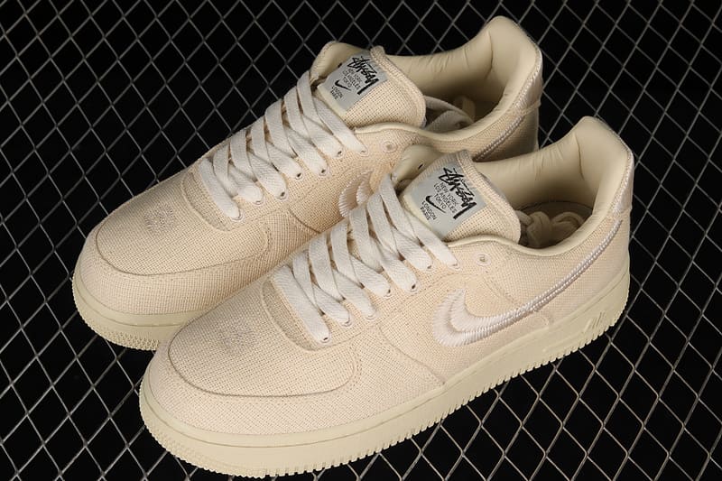 Stussy x Nike Air Force 1 Low Fossil Stone - HYPER LIST