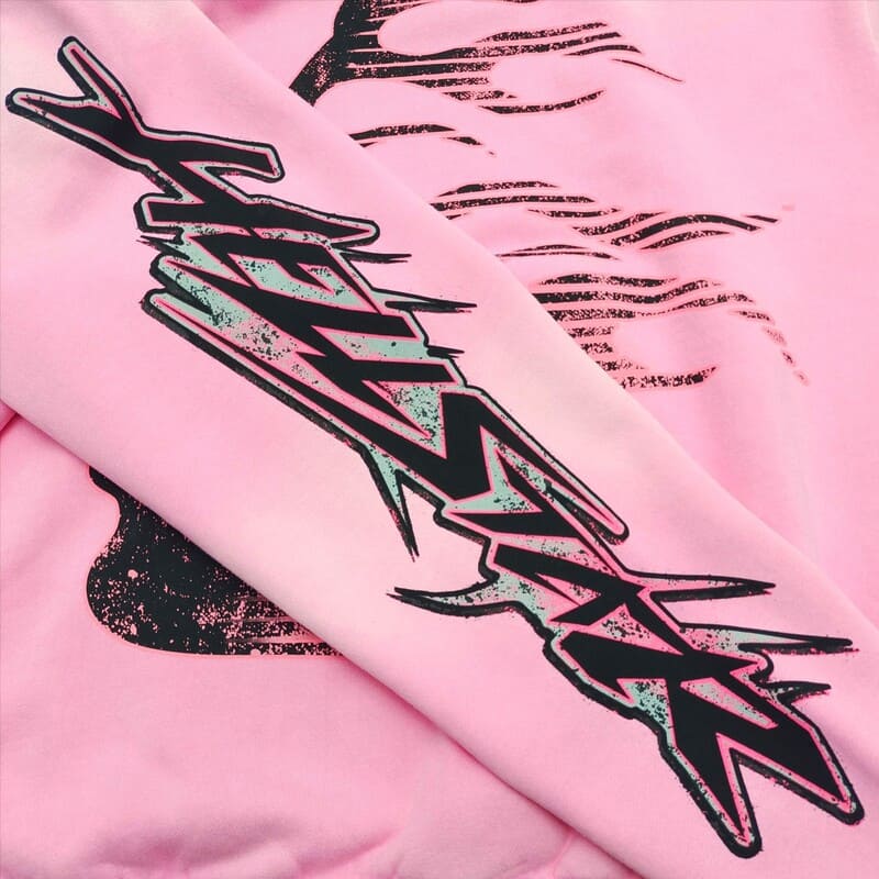 Moletom Hellstar Brainwashed Without Brain Pink - HYPER LIST