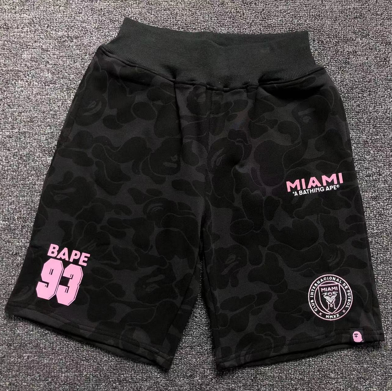 Bape Black Jersey Short Set - HYPER LIST
