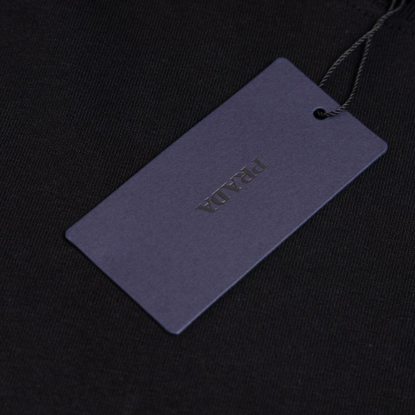T-shirt Prada Logo Patch Black PD015