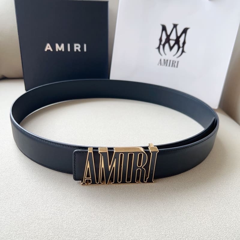 Cinto Amiri Black/Gold - HYPER LIST