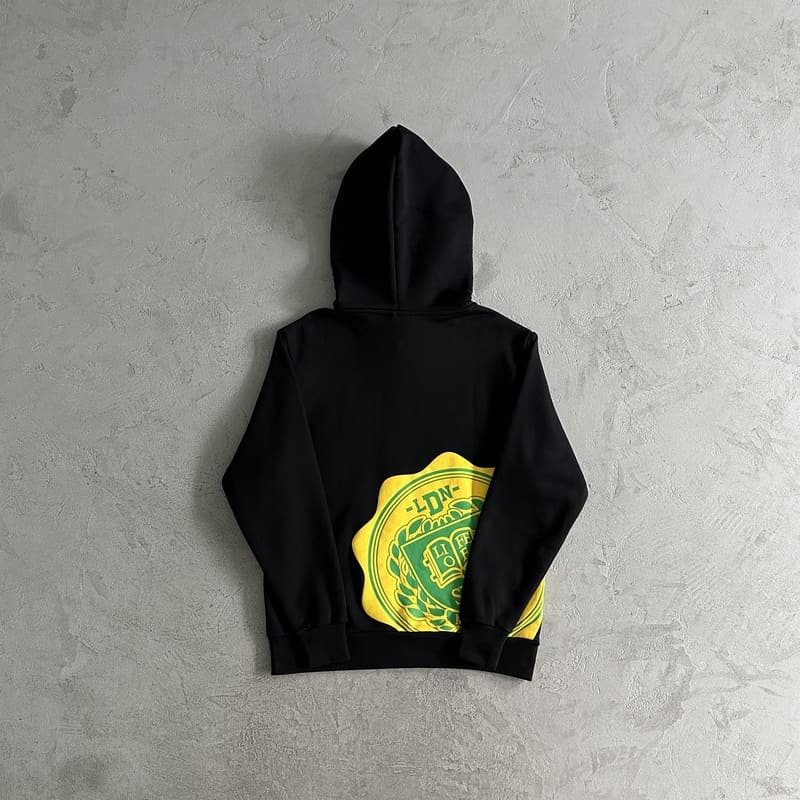 Conjunto Syna World College Logo Preto/Amarelo - HYPER LIST