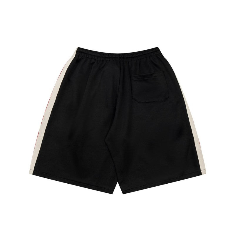 Shorts Gucci Logo Stripe Black GC076