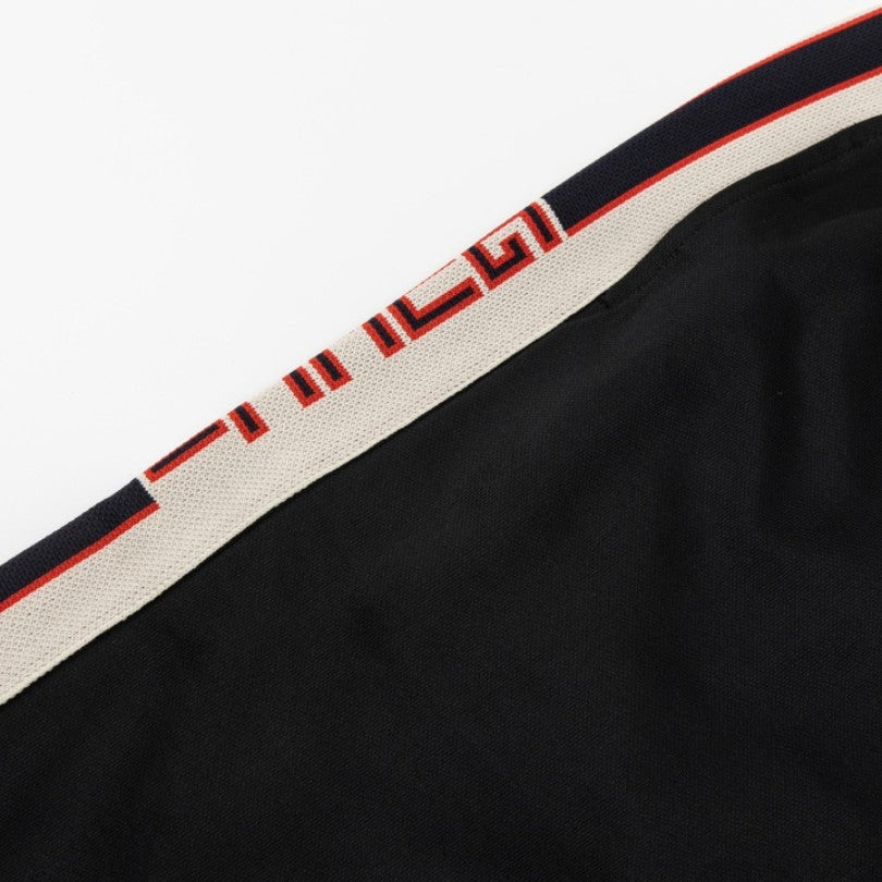 Shorts Gucci Logo Stripe Black GC076