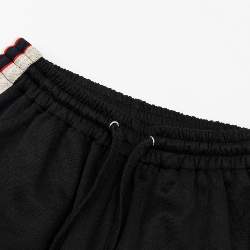 Shorts Gucci Logo Stripe Black GC076