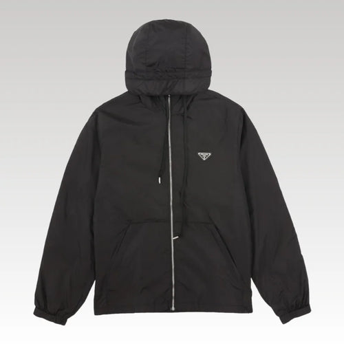 Hooded Prada Wind Breaker Black PD047