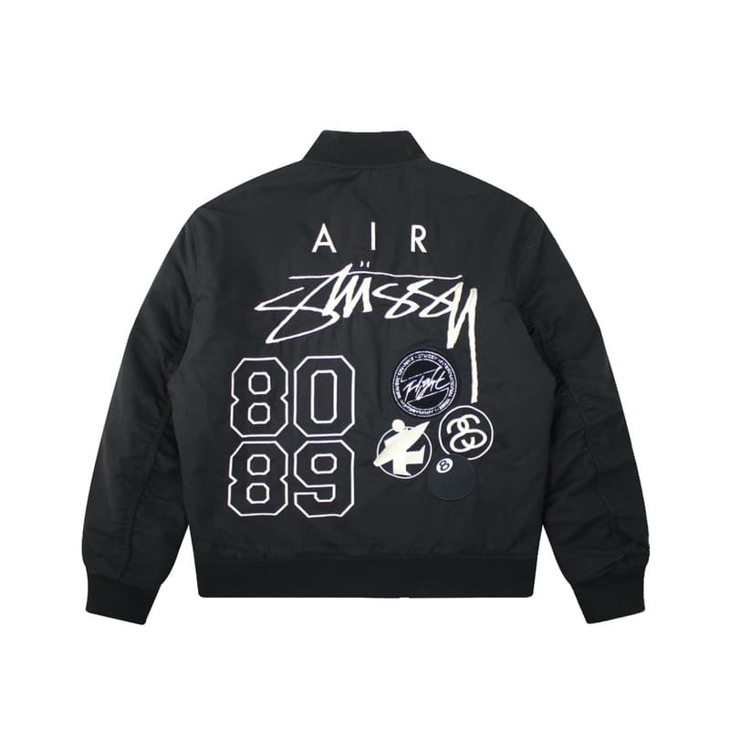 Jaqueta Bomber Nike x Stussy Dupla Face Preta - HYPER LIST