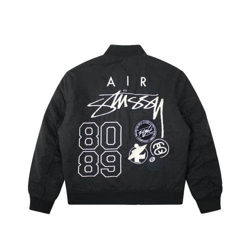 Jaqueta Bomber Nike x Stussy Dupla Face Preta - HYPER LIST