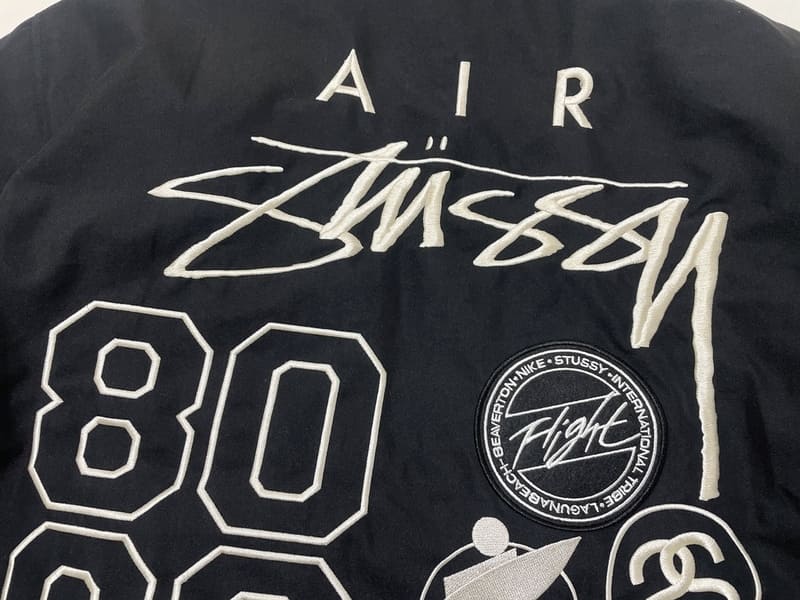 Jaqueta Bomber Nike x Stussy Dupla Face Preta - HYPER LIST
