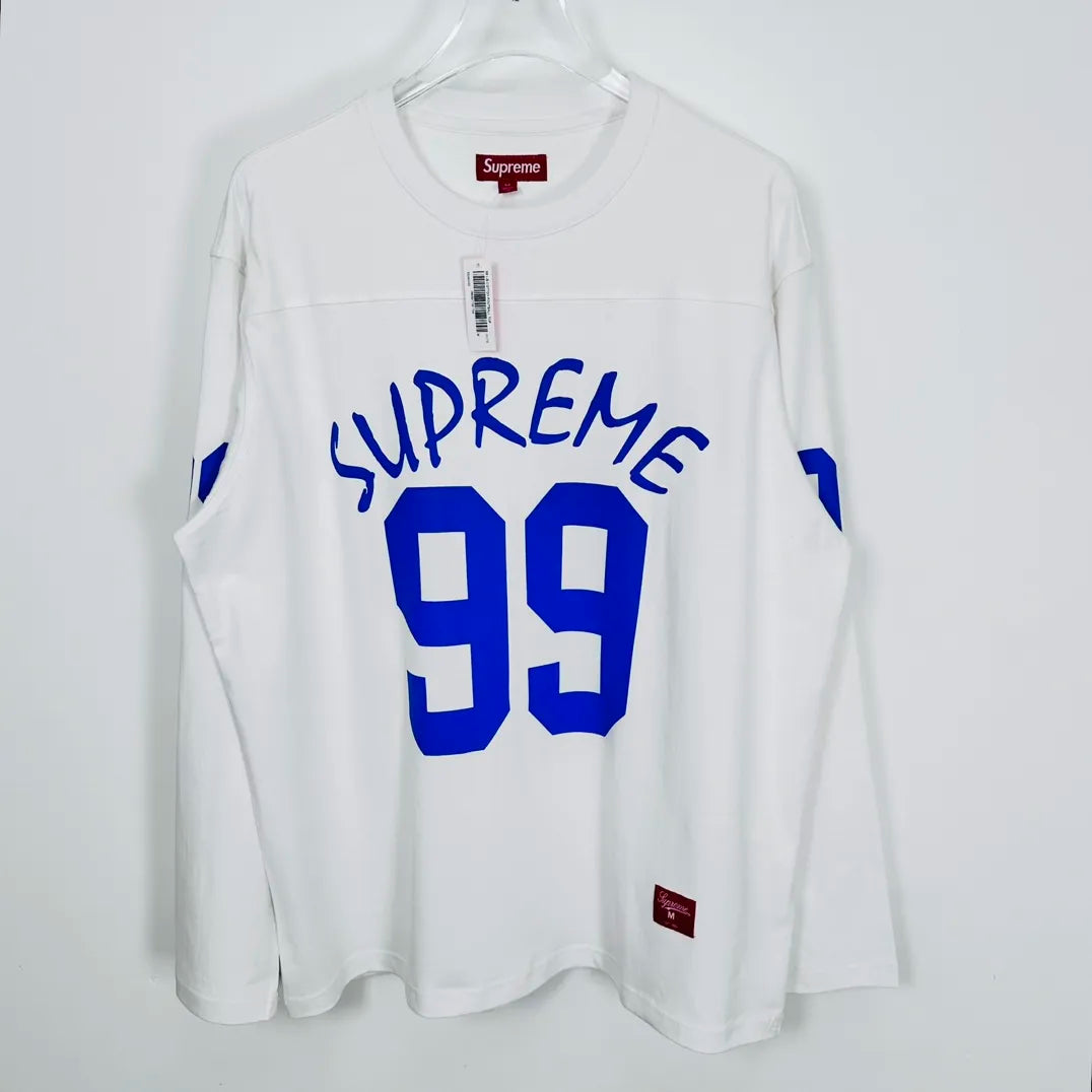 Camisa Supreme 99 L/S Football Branca - HYPER LIST