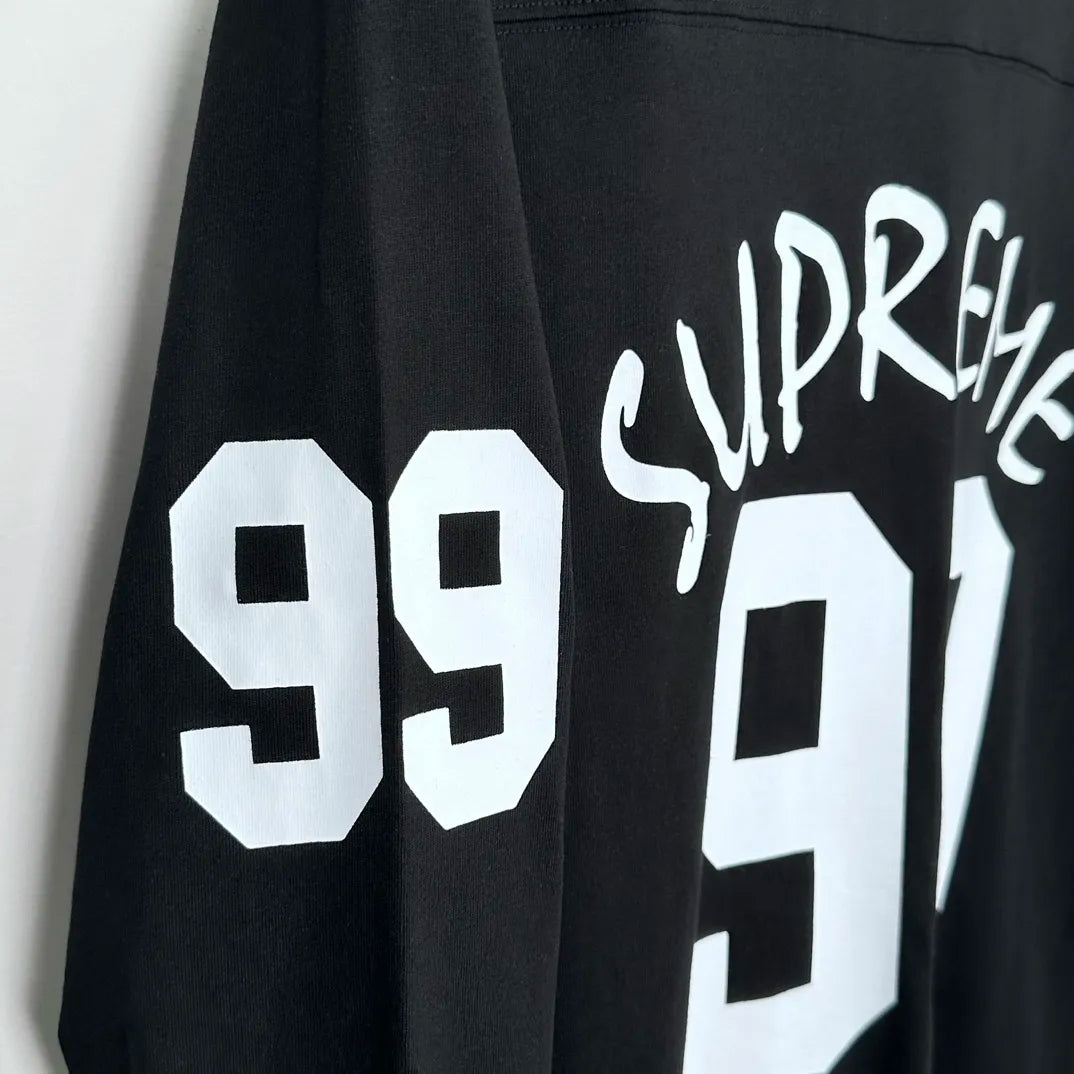 Camisa Supreme 99 L/S Football Preto - HYPER LIST