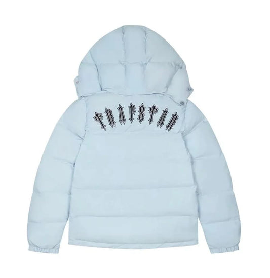 Jaqueta Puffer Trapstar Detachable Ice Blue - HYPER LIST