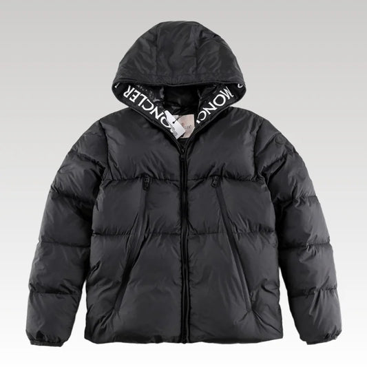 Jacket Puffer Moncler Hooded Black MCL017