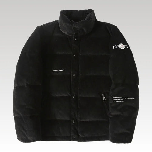 Jacket Puffer Moncler with Logo Trim Hood MCL019