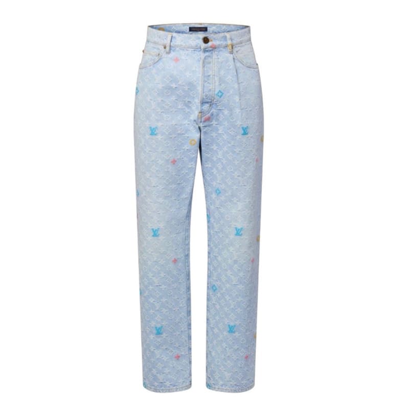 Calça Louis Vuitton by Tyler, the Creator Monogram Denim - HYPER LIST