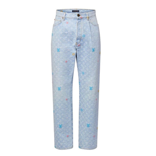Calça Louis Vuitton by Tyler, the Creator Monogram Denim - HYPER LIST