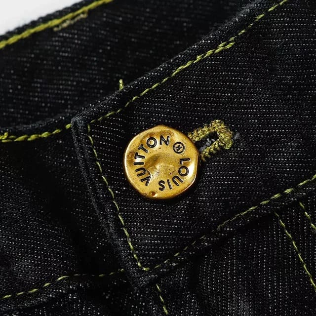 Calça Louis Vuitton x Nigo Monogram Patchwork Denim - HYPER LIST