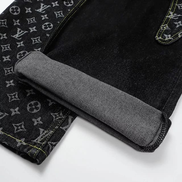 Calça Louis Vuitton x Nigo Monogram Patchwork Denim - HYPER LIST