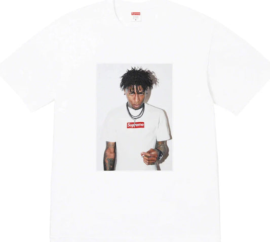 Camiseta Supreme NBA Youngboy White - HYPER LIST