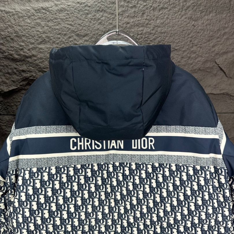 Jacket Christian Dior Monogram Hooded Puffer DO066