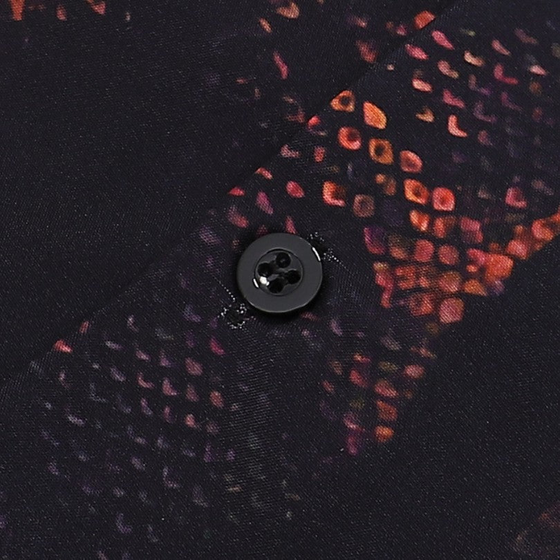 Shirt Prada Orange Black Graphic Print PD031