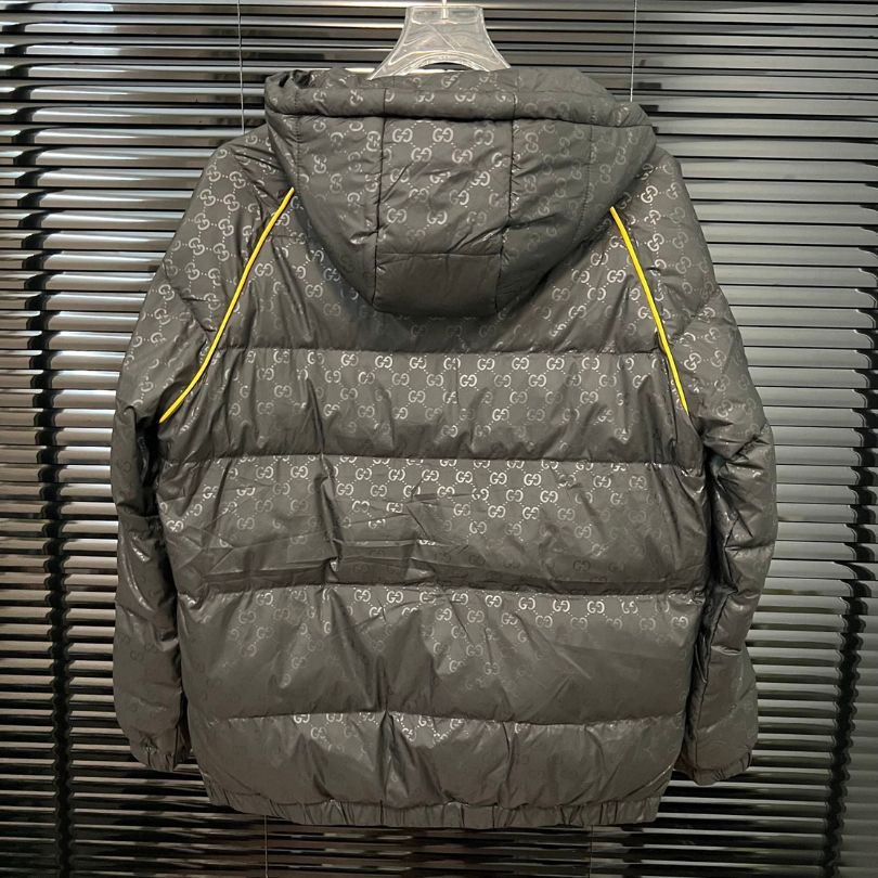 Jacket Puffer Gucci GG Monogram Hooded GC111