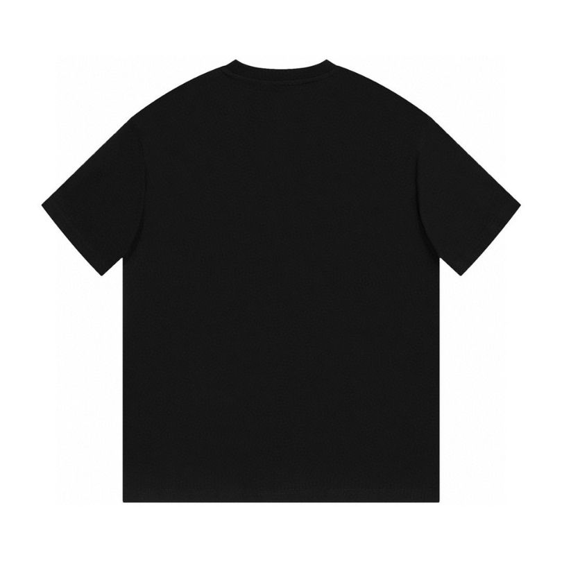 T-shirt Moncler Black Embroidered Logo Tee MCL005
