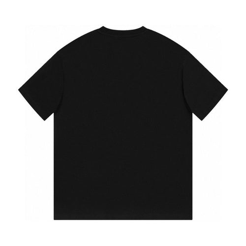 T-shirt Moncler Black Embroidered Logo Tee MCL005