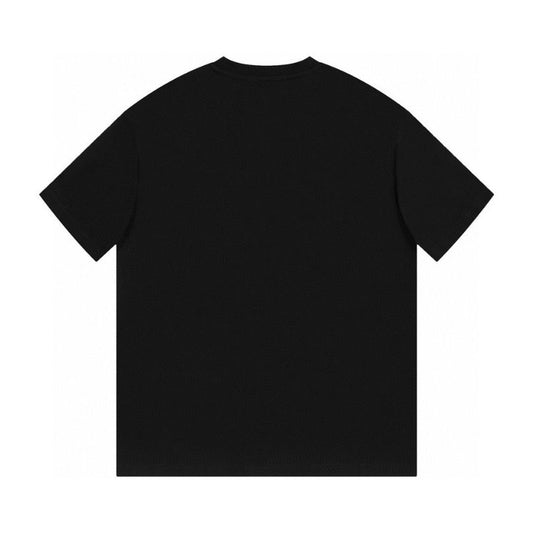 T-shirt Moncler Black Embroidered Logo Tee MCL005