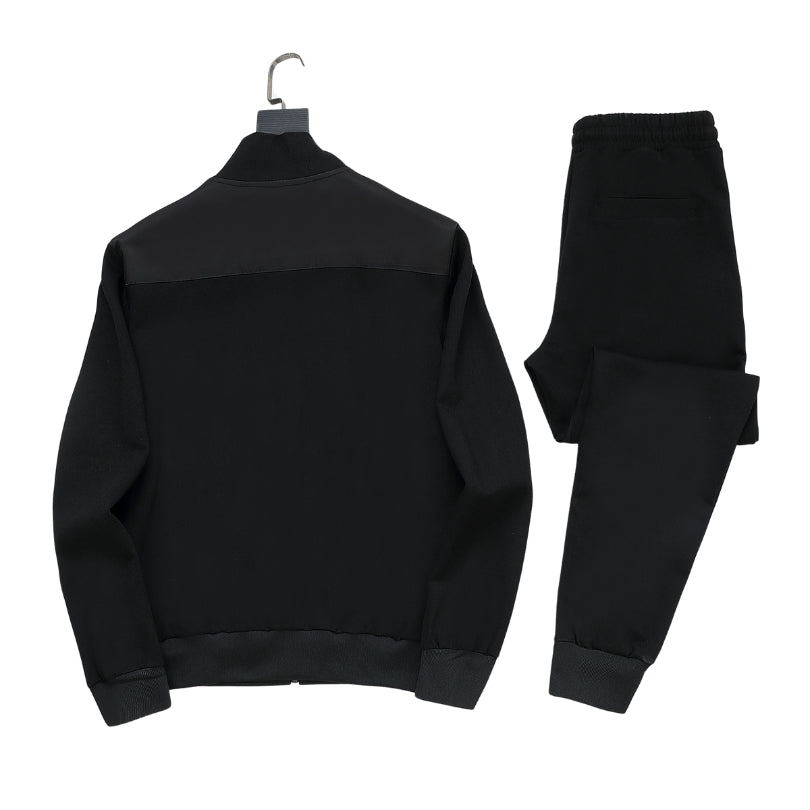 Tracksuit Prada Black Full-Zip Casual Set PD001