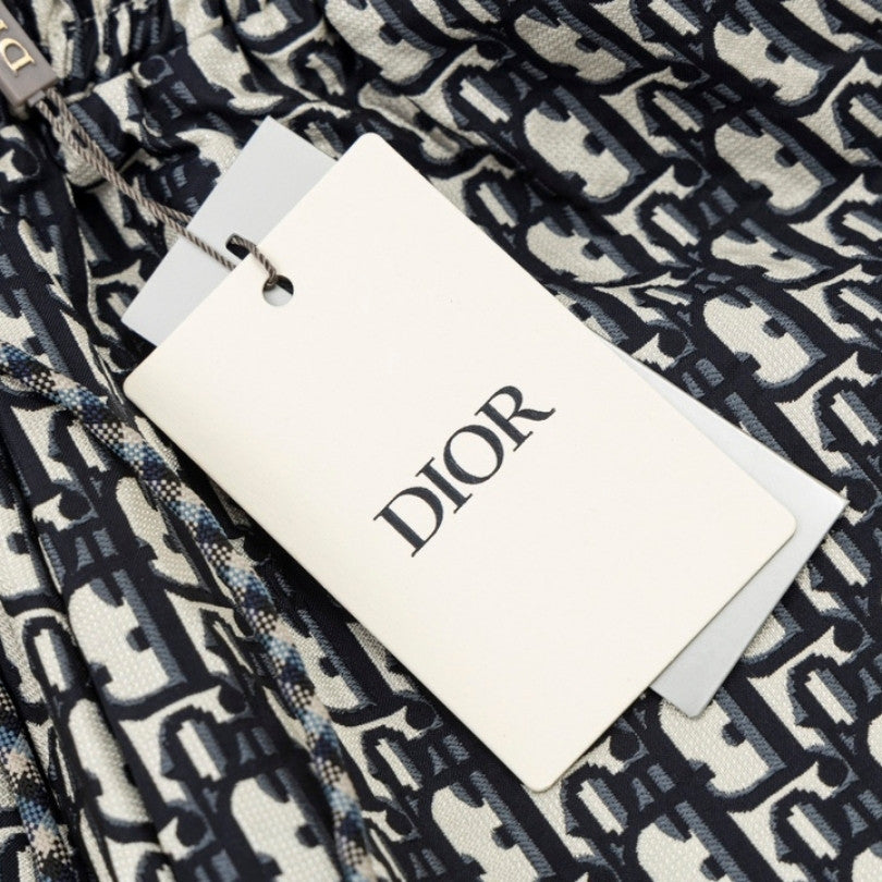 Shorts Dior Monogram Navy Side Stripes DO060