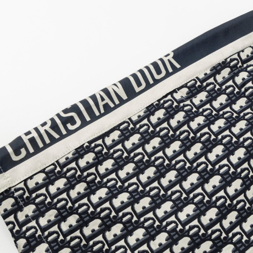 Shorts Dior Monogram Navy Side Stripes DO060
