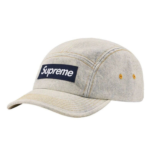 Boné Supreme Washed Chino Twill Camp Blue Jeans - HYPER LIST