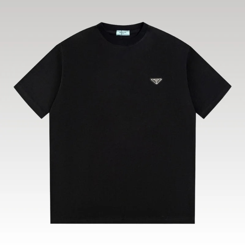 T-shirt Prada Logo Patch Black PD015