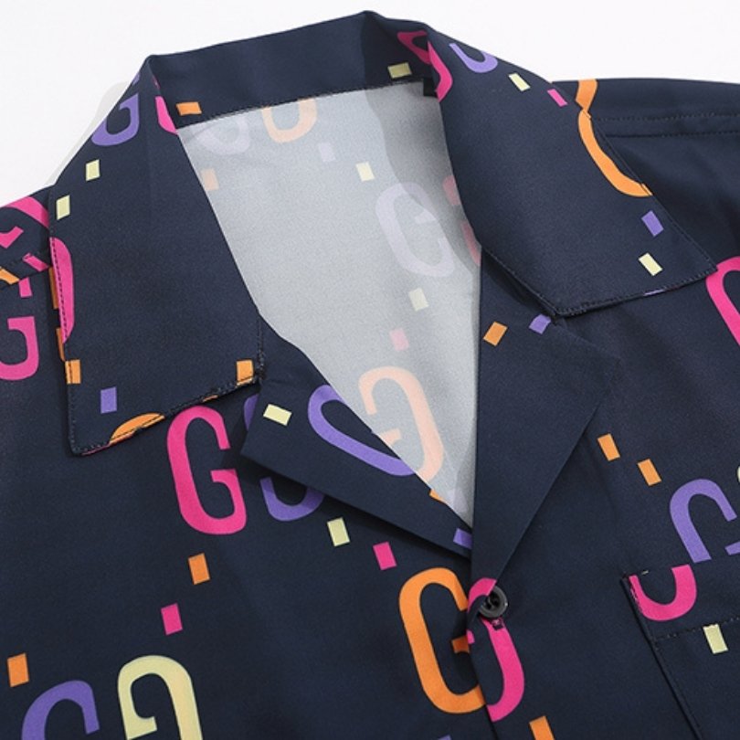 Set Gucci GG Multicolor Shirt and Shorts GC027