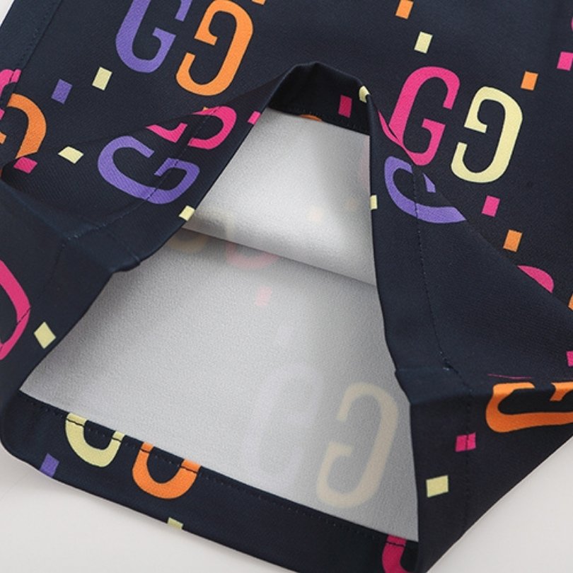 Set Gucci GG Multicolor Shirt and Shorts GC027