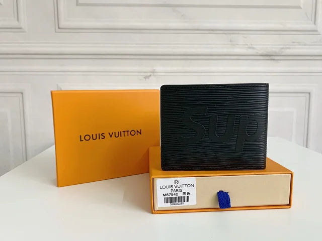 Carteira Supreme x Louis Vuitton Preta - HYPER LIST