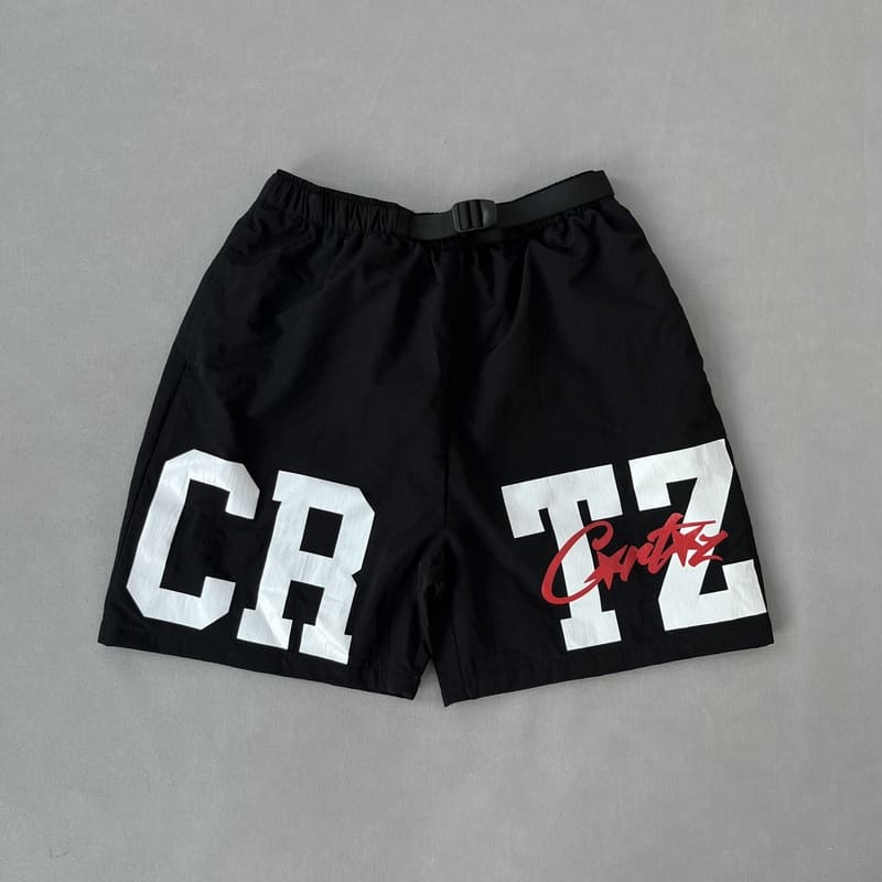 Shorts Corteiz CRTZ Preto - HYPER LIST