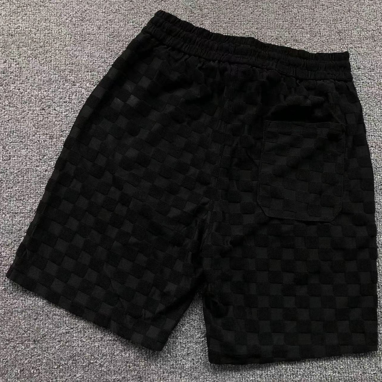 Louis Vuitton Black Embroided Short Set - HYPER LIST