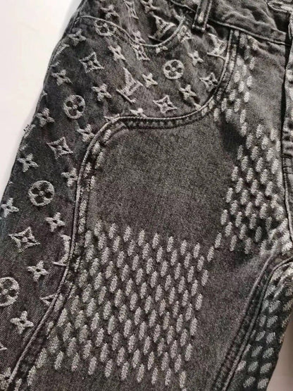 Calça Louis Vuitton x Nigo Giant Damier Waves MNGM - HYPER LIST