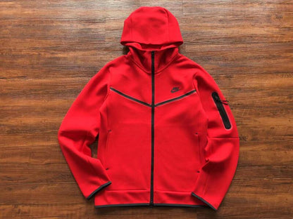 Conjunto Nike Tech Fleece Vermelho - HYPER LIST